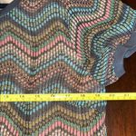 Esley  Chevron Patterned Mini Dress - Multicolor Photo 10