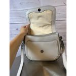 Marc Jacobs Edgy  New York Rider Gray Genuine Leather Crossbody Shoulder Bag Photo 7