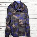 Athleta Mantra Print Blue Camouflage Pinnacle Hoodie Size XL Photo 4