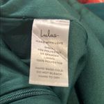 Lulus Never Look Back Hunter Green backless midi dress size medium NWT Photo 10