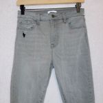 Pistola Gray Wash Denim High Rise Busted Knee's Skinny Jeans size 28 Photo 2