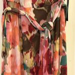 Nicole Miller Women's One Shoulder Floral Midi Dress Size 8 Multicolor Photo 6