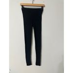 Michael Stars  Black Ribbed High Waist Leggings Pants Size XS Photo 2