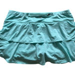 Athleta Teal ‎ skirt skort, XL ruffles golf tennis Photo 0
