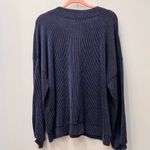 game day gal by texas true blue vnecl oversized sweater sz Large Photo 4