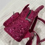 Disney Minnie Mouse Pink Sequin Loungefly Mini Backpack Photo 2