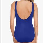 MiracleSuit Royal Blue Must Haves Oceanus One Piece Swimsuit Size 10 Photo 2