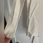 Billabong Blue Skies Beach Cover Up Dress Tunic Top Sz L Creamy White Cotton Photo 1