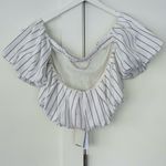 3.1 Phillip Lim NWT  Cotton cold shoulder puff sleeve top size 10 Photo 5