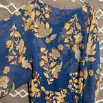 Ruby Rd Floral Vintage Abstract Pattern  Fitted Flowy Dress Shirt Blouse Photo 5