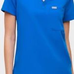 FIGS Scrub Set Royal Blue Catarina Top Zamora Joggers Size XS Photo 0