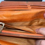 CELINE  RARE Embossed Macadam Long Leather Wallet with full inclusion Photo 4