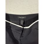 White House | Black Market Women's Black Shorts With White Piping Size 8 Photo 1