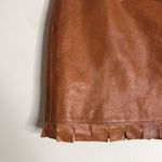 Tribo Carioca brown mini skirt with belt size 26 Photo 2