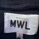 Madewell WOMENS MEDIUM Black Zip-Up Jacket oversized with Pockets Photo 5