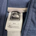 The North Face Blue Quarter Zip Fleece Sweatshirt Size Medium EUC Photo 2