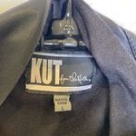 Kut From The Kloth Faux Leather Moto Vest 2 Button Closure EUC Sz Lg Photo 5