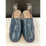 Rialto Comfort Vette Womens Blue Croc Print Mules Size 9.5M SKU 6421 Photo 1