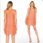 Joie  100% Silk Hirani Dress Floral Leaf Mixed Print Sleeveless in Cinnamon Small Photo 1