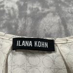 Ilana Kohn Romper Women Small Cream Linen Silk Coastal Luxury Cruise Vacation Photo 2