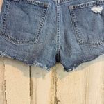 Gap * High Rise Cheeky Shorts Size 2 Demin Distressed Summer Casual High Waist Photo 9