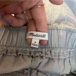 Madewell  Hemp-Cotton Pull-On High-Rise Jogger Pants Blue Gray Size Medium Photo 10
