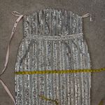 Mac Duggal  93831 Embellished Strapless Sheath‎ Dress Silver Beige 14 Photo 11