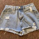 Super down rhinestone jean shorts size 25 Photo 0