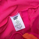 Lands' End Coverage Tummy Control One Shoulder One Piece Swimsuit Pink Orange M Photo 6