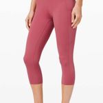 Lululemon Fast Free Crop 19” in Cherry tint Photo 0