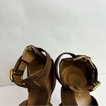 Chloé CHLOE suede leather brown Strappy platform heels shoes size 39.5 / 9.5 Photo 8