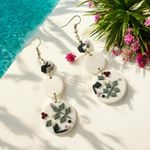 Elegant Polymer Clay Drop Botanical Design for Daily Alloy Ear Hooks Earrings‎ Photo 4