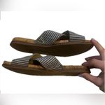 Sam Edelman Women’s US 8  235190 Blue Hattie Crisscross Textile Slide Sandals Photo 3