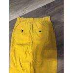 ZARA Golden Yellow Lyocell Pants XS Cuffed Womens Photo 4