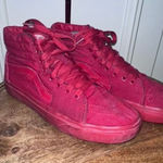 Vans SK8-Hi Red High Top Men's 7/ Women's 8.5 Sneakers Casual Lace Up Shoes Photo 0