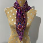 Oscar de la Renta  100% Silk Scarf Photo 1