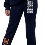 Mayfair The Label Butterfly Be The Effect Navy Sweatpants Blue Size M Photo 0