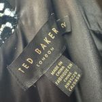 Ted Baker VENDELA Lace Bodice Black Green Sheath Cocktail Dress Ted Sz 2 US 6 Photo 4