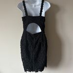 Anthropologie  Pankaj & Nidhi Womens Beaded Mini Dress in Black Size XS Photo 4