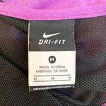 Nike 𝅺 Dri Fit fuchsia purple black mesh shirt Photo 5