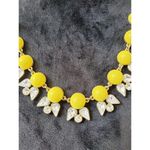 Charming Charlie  Women's Yellow Ball Beaded Statement Necklace Bib Necklace Set Photo 1
