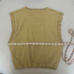 Mother‎ The Swiper Crop Top Bronze Mist Tan Size Small Elastic Band Sleeveless Photo 9