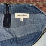 En Crême EN CRÈME DENIM EMBROIDERED BOHO WESTERN MINI SKIRT Photo 1