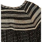 Anthropologie $138 Holding Horses S Mojave Smocked Peasant Mini Dress Black Photo 5