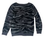 Barefoot Dreams  size medium dark camo soft CozyChic Charcoal Pullover Photo 6
