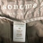 Sonoma Linen Cotton Blend Paper Bag Shorts Size 10 Photo 1