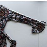 Xhilaration Women’s Junior’s Size S Paisley Floral Bell Sleeve V-Neck Wrap Dress Photo 6