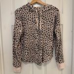 Victoria's Secret Like New Victoria’s Secret Leopard Print Thermal Pullover Hoodie Photo 1