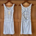 Diesel NWT  Blue/White Striped Open Back Sleeveless Mini Dress Women’s size XS Photo 1