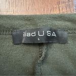 ILIAD USA MATERNITY green long sleeve maternity tee shirt, size L Photo 5